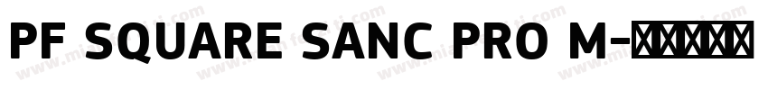 PF SQUARE SANC PRO M字体转换